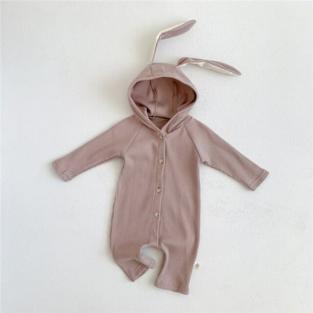 DanceeMangoos Baby Boy and Girl One Piece Romper Infant Cute Rabbit Hooded Bodysuit Baby Autumn Solid Clothes 3-24 Months
DanceeMangoos Baby Boy and Girl One Piece Romper Infant Cute Rabbit Hooded Bodysuit Baby Autumn Solid Clothes 3-24 Months