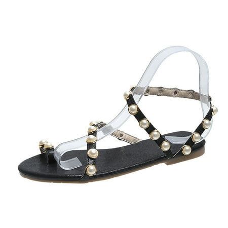WANYNG Fashion Spring And Summer Women Sandals Pearl Flat Roman Style Seaside Beach Casual Shoes Womens Fuzzy House Slippers Cross Womens Housecoatsb3droom Slippers
WANYNG Fashion Spring And Summer Women Sandals Pearl Flat Roman Style Seaside Beach Casual Shoes Womens Fuzzy House Slippers Cross Womens Housecoatsb3droom Slippers