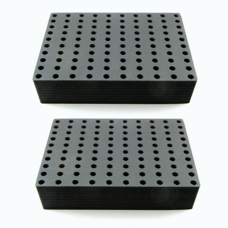 Polar Whale 2 Vial Transport Racks Black Foam Storage Rack Holder Organizer Stand Holds 100 Vials Each Fits up to 12.7mm 1/2 Inch Diameter
Polar Whale 2 Vial Transport Racks Black Foam Storage Rack Holder Organizer Stand Holds 100 Vials Each Fits up to 12.7mm 1/2 Inch Diameter