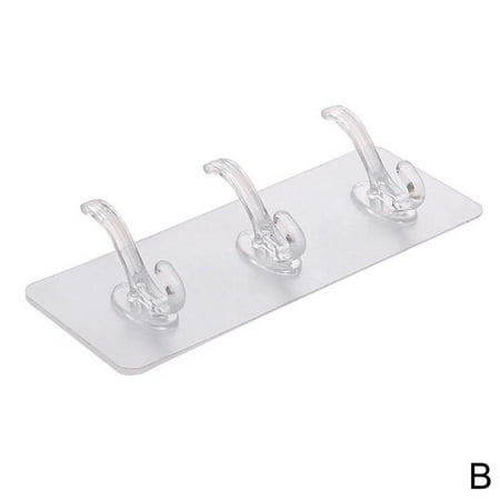 Transparent Strong Self Adhesive Door Wall Hangers Hooks Sucker Load Rack O7G9
Transparent Strong Self Adhesive Door Wall Hangers Hooks Sucker Load Rack O7G9