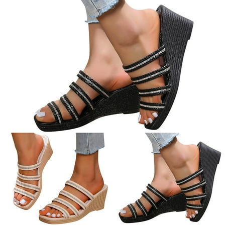 Vedolay Women s Heeled Sandals Women Walking Slippers with Arch Support Anti-Slip Breathable Sandal Blue 7.5
Vedolay Women s Heeled Sandals Women Walking Slippers with Arch Support Anti-Slip Breathable Sandal Blue 7.5