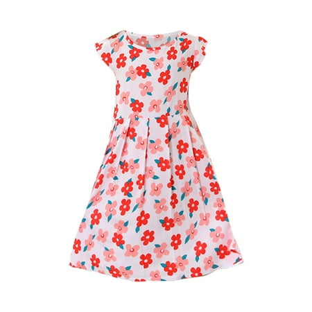 Summer Kids Girls Casual Dresses Cute Floral Print Short Sleeve Round Neck Fashion Casual Dress
Summer Kids Girls Casual Dresses Cute Floral Print Short Sleeve Round Neck Fashion Casual Dress