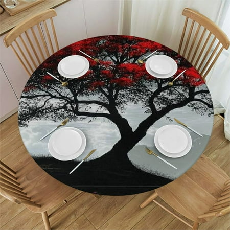 Palnkart Tree Mountain Water Round Tablecloth Stain-Resistant Washable Indoor Outdoor Restaurant Wedding Party Decor Home Kitchen Outdoor Fitted 46 -50
Palnkart Tree Mountain Water Round Tablecloth Stain-Resistant Washable Indoor Outdoor Restaurant Wedding Party Decor Home Kitchen Outdoor Fitted 46 -50