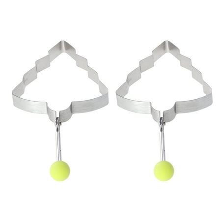 FRCOLOR 2 Pcs Stainless Steel Omelette Egg Frying Mold Fried Egg Shaper Pancake Mould DIY Kitchen Cooking Tools (Christmas Tree)
FRCOLOR 2 Pcs Stainless Steel Omelette Egg Frying Mold Fried Egg Shaper Pancake Mould DIY Kitchen Cooking Tools (Christmas Tree)