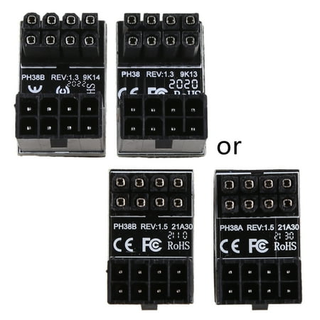 1Pair Female ATX 8Pin to 8Pin Male 180 Degree Turning Power Adapter Converter fo
1Pair Female ATX 8Pin to 8Pin Male 180 Degree Turning Power Adapter Converter fo