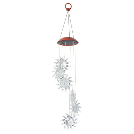 Frcolor Solar Sun Design Wind Chime Light Hanging Outdoor Lamp Decorative Waterproof Light for Garden Courtyard (Red Shell)
Frcolor Solar Sun Design Wind Chime Light Hanging Outdoor Lamp Decorative Waterproof Light for Garden Courtyard (Red Shell)