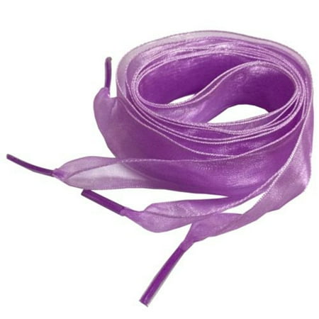 2.5cm Wide Flat Shoelaces Voile Ribbon Shoe Laces Sneaker Sport Shoes Fantastic