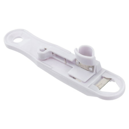 1pc Multifunction Portable Bean Slicer Kitchen Stem Remover for Home (White)
1pc Multifunction Portable Bean Slicer Kitchen Stem Remover for Home (White)