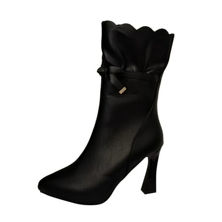 New Fashion Warm Female Boots Fashion Women Artificial Leather Solid Color Autumn Square Heels Zipper Mid Booties Pointed Toe Shoes
New Fashion Warm Female Boots Fashion Women Artificial Leather Solid Color Autumn Square Heels Zipper Mid Booties Pointed Toe Shoes