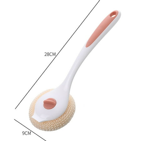 RUIKE Cleaning Brush Multifunctional Long Handle Hanging Pan Bowl Kitchen Sink Cleaning Brush For Kitchen New