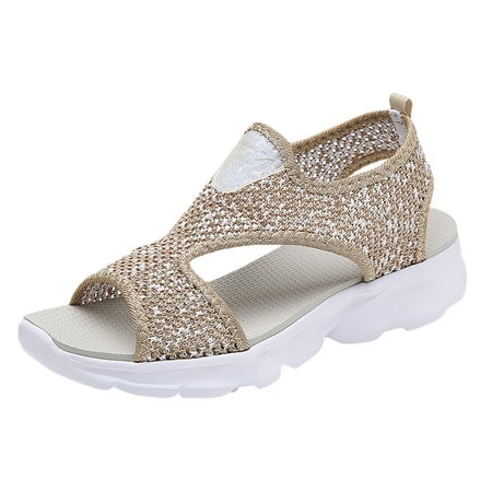 Wenshiii Women Summer Mesh Beach Elatic Band Sport Casual Open Toe Wedges Soft Bottom Breathable Shoes Sandals Slingback Sandals for Women
Wenshiii Women Summer Mesh Beach Elatic Band Sport Casual Open Toe Wedges Soft Bottom Breathable Shoes Sandals Slingback Sandals for Women
