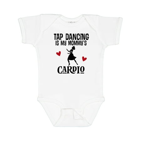Inktastic Tap Dancing is My Mommys Cardio Gift Baby Girl Bodysuit