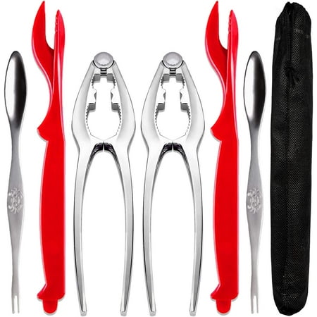 7Pcs Seafood Tools Set Lobster Crab Crackers Stainless Steel Crab Leg Forks\\/Picks - Nut Cracker Set
7Pcs Seafood Tools Set Lobster Crab Crackers Stainless Steel Crab Leg Forks\\/Picks - Nut Cracker Set