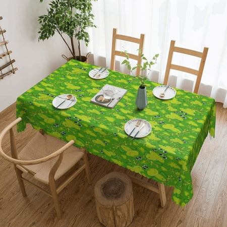 Tablecloth Cute Cartoon Frog Pattern Table Cloth For Rectangle Tables Waterproof Resistant Picnic Table Covers For Kitchen Dining/Party(54x72in)
Tablecloth Cute Cartoon Frog Pattern Table Cloth For Rectangle Tables Waterproof Resistant Picnic Table Covers For Kitchen Dining/Party(54x72in)