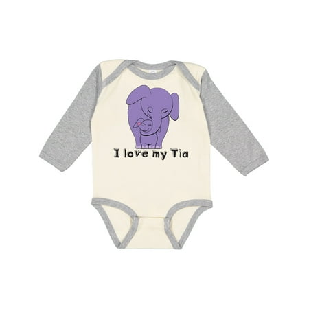 Inktastic I Love my Tia Elephant Purple Gift Baby Boy or Baby Girl Long Sleeve Bodysuit
Inktastic I Love my Tia Elephant Purple Gift Baby Boy or Baby Girl Long Sleeve Bodysuit