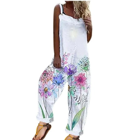 Dyegold Jumpsuits for Women Casual Women Rompers and Jumpsuits Butterfly Floral Print Loose Casual Summer Overall Bib Sleeveless Square Neck Rompers
Dyegold Jumpsuits for Women Casual Women Rompers and Jumpsuits Butterfly Floral Print Loose Casual Summer Overall Bib Sleeveless Square Neck Rompers