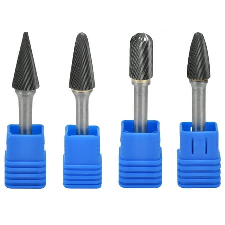 Ymiko 4Pcs Carbide Burr 12mm Durable Sturdy Tungsten Steel Convenient Wide Application Heat‑Treated Shape Double Cut Tungsten Carbide Burr Rotating Burr
Ymiko 4Pcs Carbide Burr 12mm Durable Sturdy Tungsten Steel Convenient Wide Application Heat‑Treated Shape Double Cut Tungsten Carbide Burr Rotating Burr