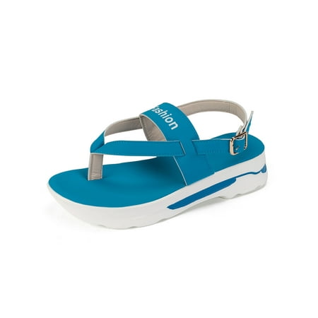 Crocowalk Ladies Wedge Sandals Summer Thong Sandal Beach Casual Shoes Women Flip Flops Sport Anti-Slip Platform Light Blue 8.5
Crocowalk Ladies Wedge Sandals Summer Thong Sandal Beach Casual Shoes Women Flip Flops Sport Anti-Slip Platform Light Blue 8.5