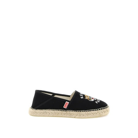 Kenzo Canvas Espadrilles With Logo Embroidery Women