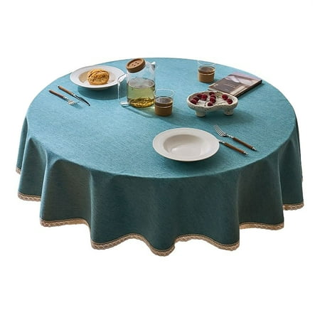 Round Tablecloth Japanese Solid Color Cotton Linen Tablecloth Washable Dustproof Table Cover For Dining Living Hotel Catering Party Banquet Wedding Picnic-IS-240cm
Round Tablecloth Japanese Solid Color Cotton Linen Tablecloth Washable Dustproof Table Cover For Dining Living Hotel Catering Party Banquet Wedding Picnic-IS-240cm
