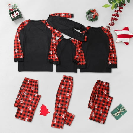 CAICJ98 Christmas Gifts Family Christmas Pajamas Matching Sets Cute Printed Top + Plaid Pants Sleepwear Holiday PJs for Women Men Kid Baby
CAICJ98 Christmas Gifts Family Christmas Pajamas Matching Sets Cute Printed Top + Plaid Pants Sleepwear Holiday PJs for Women Men Kid Baby