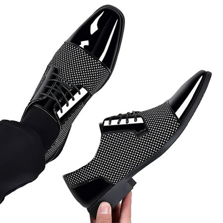 Leather Shoes Classical Style Leather Shoes For Men Slip On PU Leather Low Rubber Sole Block Heel Work
Leather Shoes Classical Style Leather Shoes For Men Slip On PU Leather Low Rubber Sole Block Heel Work