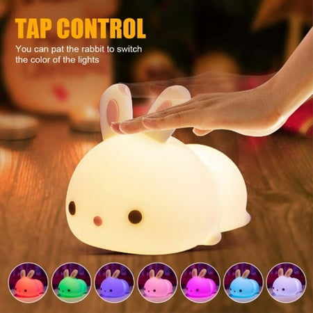 Ledander Night Light Kids Portable LED Rabbit Night Light Soft Silicone Rechargeable
Ledander Night Light Kids Portable LED Rabbit Night Light Soft Silicone Rechargeable