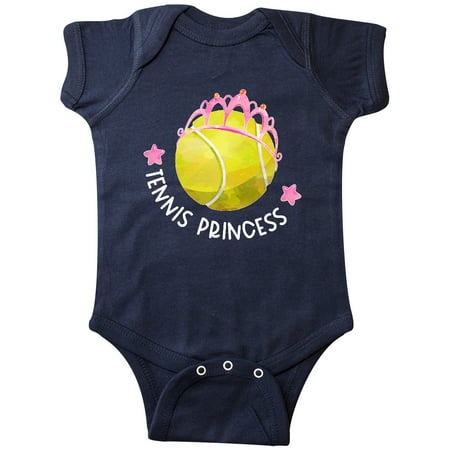 Inktastic Tennis Princess- Tiara Gift Baby Girl Bodysuit