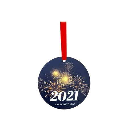 Sebtyili 2021 New Year Wishes Ceramic Pendant Home Christmas Tree Decoration One Size
Sebtyili 2021 New Year Wishes Ceramic Pendant Home Christmas Tree Decoration One Size