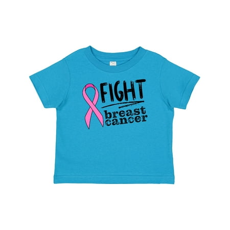 Inktastic Fight Breast Cancer Pink Ribbon Gift Baby Boy or Baby Girl T-Shirt