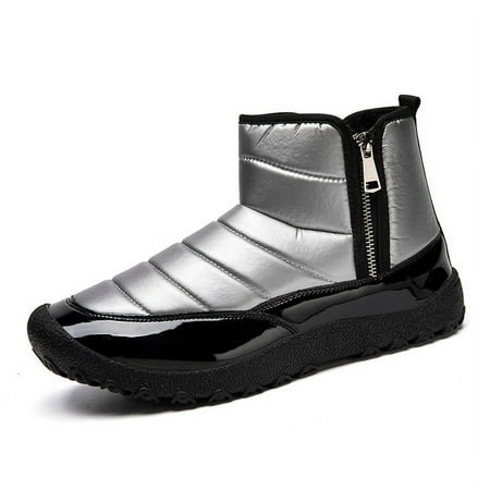 Winter Snow Ankle Boots Fur Lining Waterproof Outdoor Slip On Booties Sneakers for Women and Men
Winter Snow Ankle Boots Fur Lining Waterproof Outdoor Slip On Booties Sneakers for Women and Men