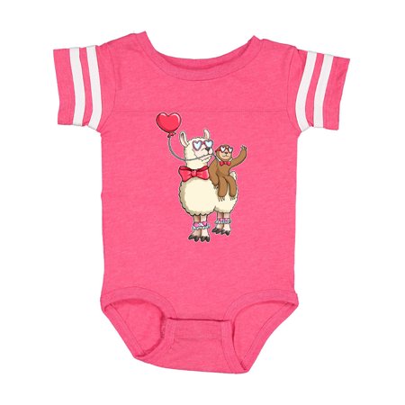 Inktastic Valentine Pals Fun Sloth and Llama with Heart Balloon Gift Baby Boy or Baby Girl Bodysuit
Inktastic Valentine Pals Fun Sloth and Llama with Heart Balloon Gift Baby Boy or Baby Girl Bodysuit