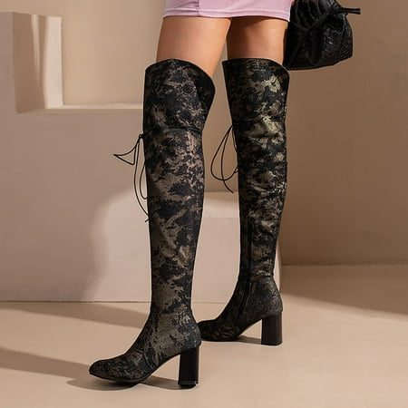 Boots Women s Autumn And Winter Cowboy High Above Knee Thick Heel Side Zipper Long Boots
Boots Women s Autumn And Winter Cowboy High Above Knee Thick Heel Side Zipper Long Boots