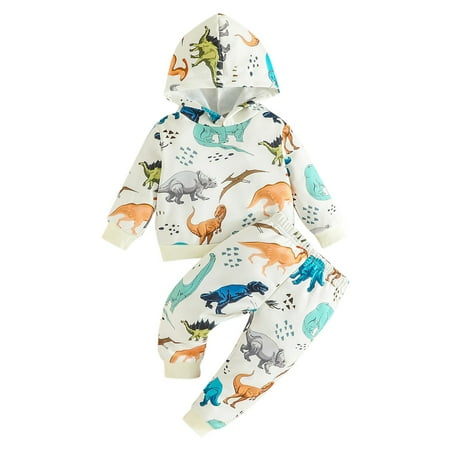 Xiulive Toddler Boys Long Sleeve Cartoon Dinosaur Prints Hooded Tops Pants Two Piece Casual Sports Outfits Set For Kids Clothes Casual Soft Outfits
Xiulive Toddler Boys Long Sleeve Cartoon Dinosaur Prints Hooded Tops Pants Two Piece Casual Sports Outfits Set For Kids Clothes Casual Soft Outfits