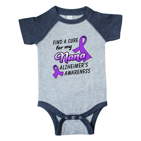 Inktastic Alzheimer s Awareness Find a Cure for my Nana Gift Baby Boy or Baby Girl Bodysuit
Inktastic Alzheimer s Awareness Find a Cure for my Nana Gift Baby Boy or Baby Girl Bodysuit