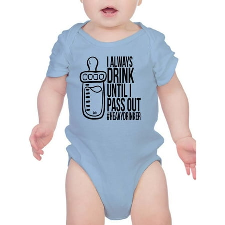 Siempre Bebo Hasta Dormirme Bodysuit Infant -Smartprints Designs 18 Months
