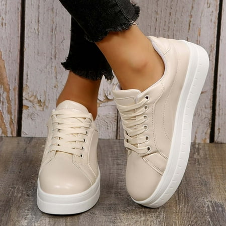 Qepwscx Woman s Fashion Casual Comfortable Round Toe Thick Sole Solid Color Sports Shoes
Qepwscx Woman s Fashion Casual Comfortable Round Toe Thick Sole Solid Color Sports Shoes