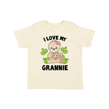 Inktastic Cute Sloth I Love My Grannie with Green Leaves Gift Toddler Boy or Toddler Girl T-Shirt
Inktastic Cute Sloth I Love My Grannie with Green Leaves Gift Toddler Boy or Toddler Girl T-Shirt