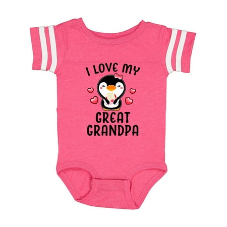 Inktastic I Love My Great Grandpa with Cute Penguin and Hearts Gift Baby Girl Bodysuit
Inktastic I Love My Great Grandpa with Cute Penguin and Hearts Gift Baby Girl Bodysuit