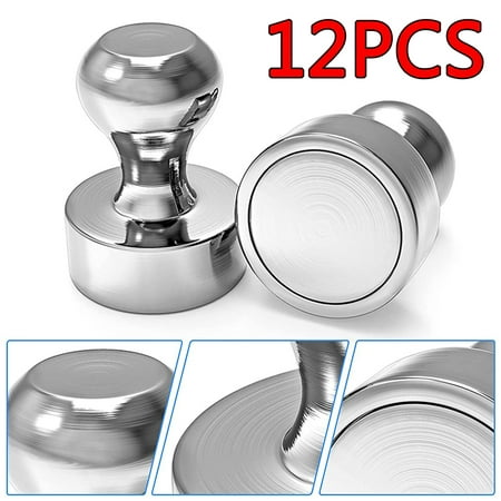Silver Push Pin Magnets Strong Magnetic Pins for Refrigerator Map Whiteboard - 12Pcs
Silver Push Pin Magnets Strong Magnetic Pins for Refrigerator Map Whiteboard - 12Pcs