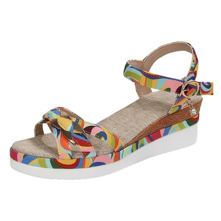 Xboschi Womens Sandals Dressy Women s Platform Sandals Ladies Bohemian Leather Open Toe Buckle Strap Slope Heel Thick Soled Roman Sandals
Xboschi Womens Sandals Dressy Women s Platform Sandals Ladies Bohemian Leather Open Toe Buckle Strap Slope Heel Thick Soled Roman Sandals