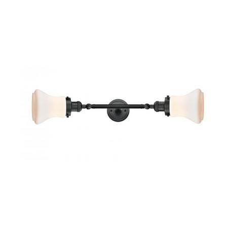 Matte Black Tone Bathroom Vanity 6 Wide Matte White Glass Steel/Cast Brass Medium Base LED 2 Light Fixture
Matte Black Tone Bathroom Vanity 6 Wide Matte White Glass Steel/Cast Brass Medium Base LED 2 Light Fixture