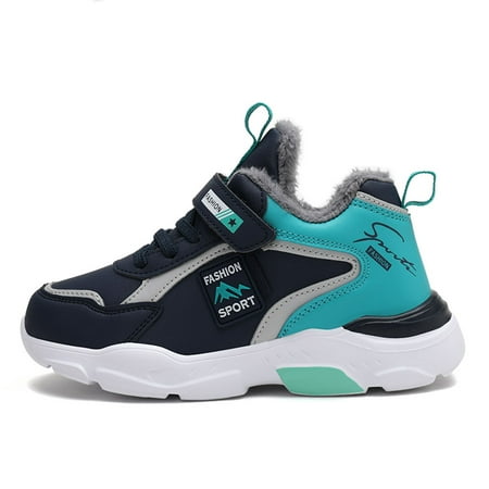 Element & Stitch Little/Big Boys Sports Warm Shoes Hook and Loop Non Slip Outdoor Casual Walking Sneakers for Winter
Element & Stitch Little/Big Boys Sports Warm Shoes Hook and Loop Non Slip Outdoor Casual Walking Sneakers for Winter