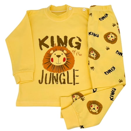 Little Peanuts Cotton Pajama Set for Infants and Toddlers Unisex King of the Jungle 2 - 3 Years
Little Peanuts Cotton Pajama Set for Infants and Toddlers Unisex King of the Jungle 2 - 3 Years