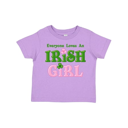 Inktastic Loves an Irish Girl Gift Toddler Toddler Girl T-Shirt