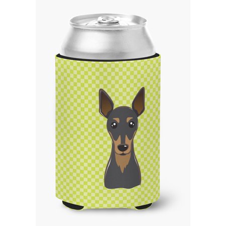 Checkerboard Lime Green Min Pin Can or Bottle Hugger 
Checkerboard Lime Green Min Pin Can or Bottle Hugger