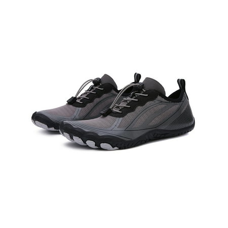 SIMANLAN Mens Womens Water Shoes Barefoot Quick-Dry Aqua Sock Swim Diving Surf Sports Shoes Gray 8.5
SIMANLAN Mens Womens Water Shoes Barefoot Quick-Dry Aqua Sock Swim Diving Surf Sports Shoes Gray 8.5