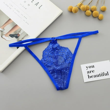 UDAXB Lingerie Women s Sexy Lingerie Lace Open Thong Panties G-Pants Lingerie Pajamas