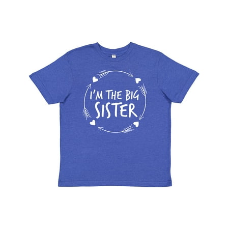 Inktastic I m the Big Sister- Hearts and Arrows Youth T-Shirt