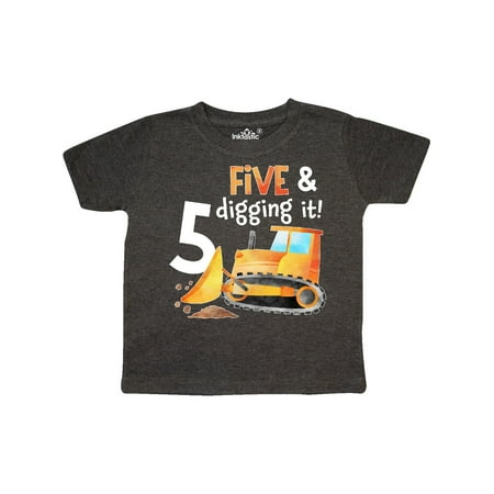 Inktastic Five and Digging It Bulldozer 5th Birthday Gift Toddler Boy or Toddler Girl T-Shirt
Inktastic Five and Digging It Bulldozer 5th Birthday Gift Toddler Boy or Toddler Girl T-Shirt